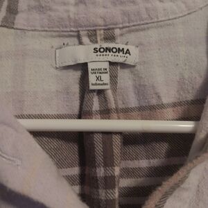Sonoma Plaid Shirt XL